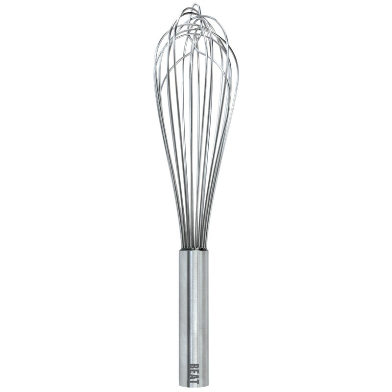 Tovolo Stainless Steel Whisk 9 Inch Heavy Duty Metal Whisker for Cooking Baking Blending Mixing Stirring Whipping Whisking Egg Beating, Dishwasher Safe Multi Function Classic French Wire Whisk - Image 1